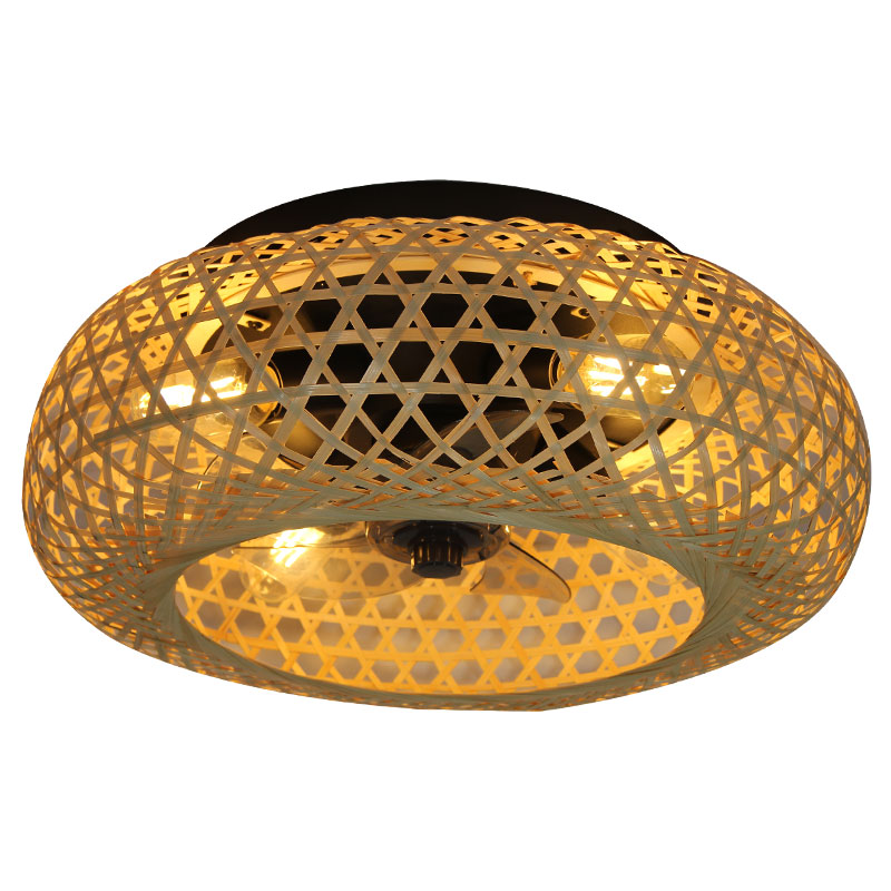 What are the advantages of rattan ceiling fan lamps?